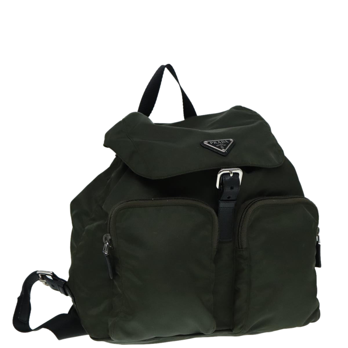 Luxury Prada Backpack Nylon Khaki  am6878