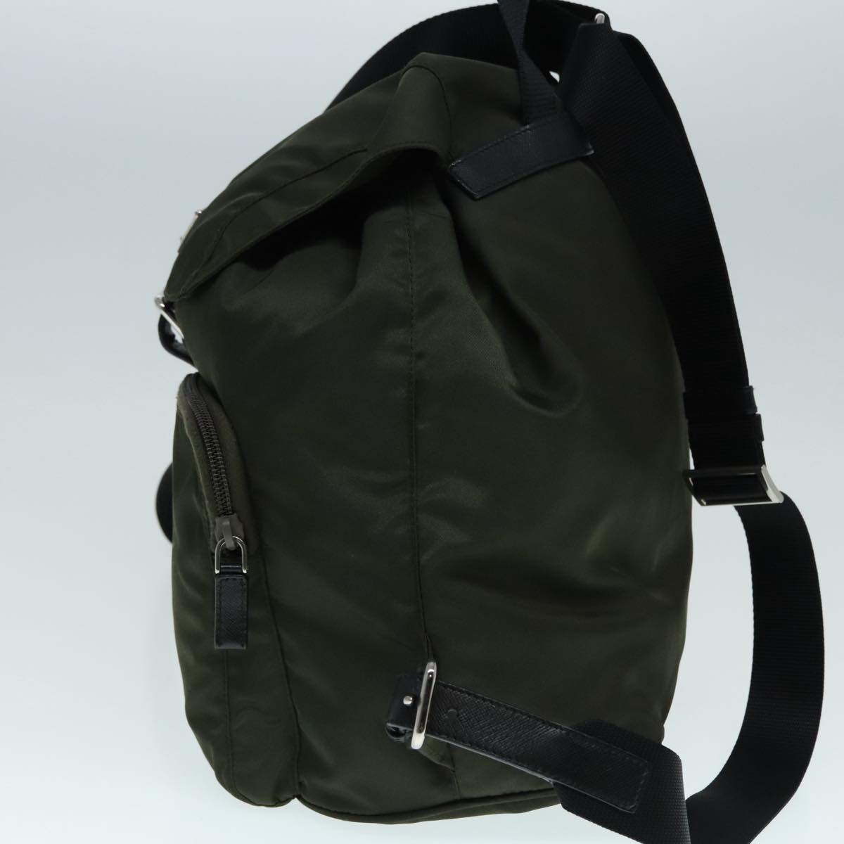 Luxury Prada Backpack Nylon Khaki  am6878