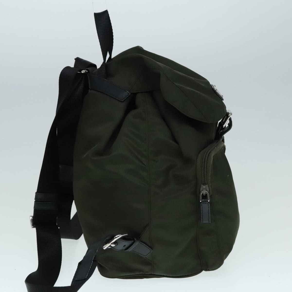Luxury Prada Backpack Nylon Khaki  am6878