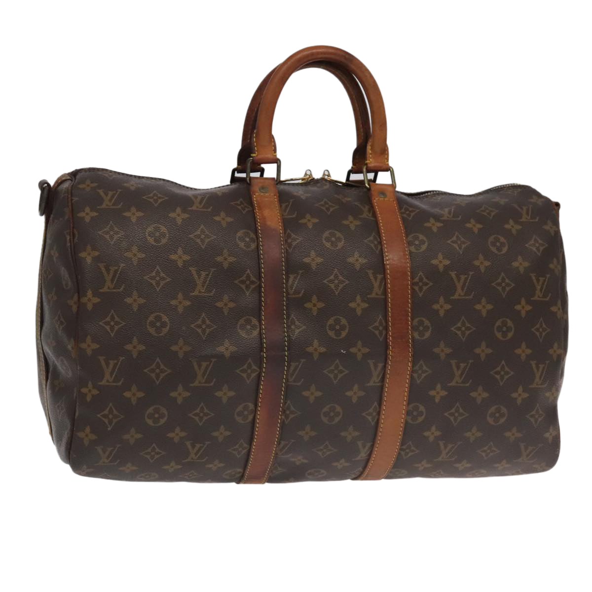 LOUIS VUITTON Monogram Keepall Bandouliere 45 Boston Bag M41418 LV am7009