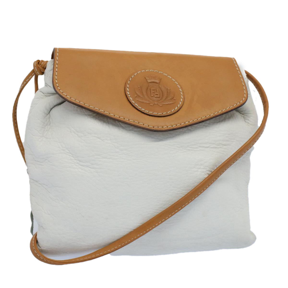 Luxury FendiShoulder Bag Leather Whitear10303