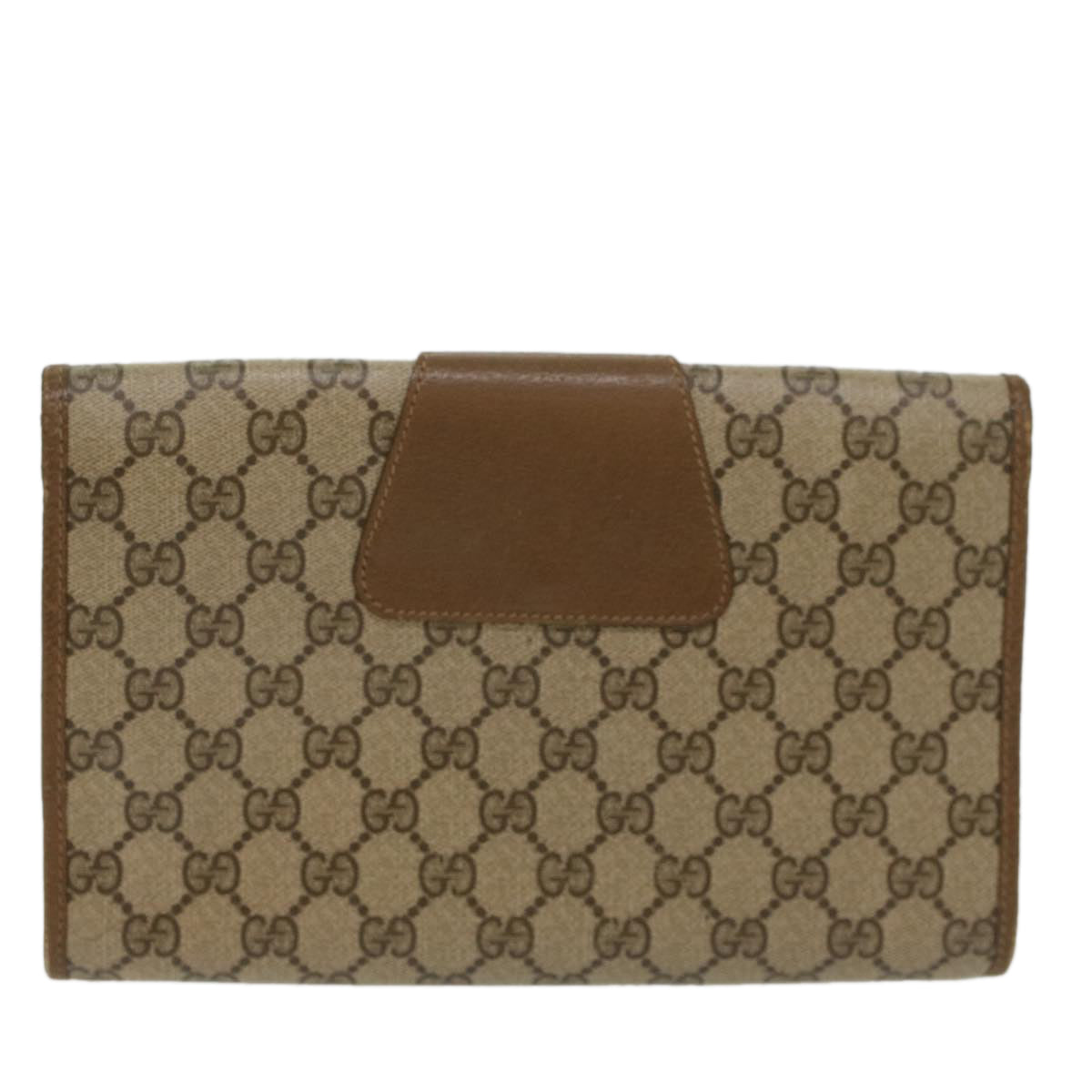 Luxury Gucci GG Canvas Web Sherry Line Clutch Bag Beige Red 89 01 030  ar10304