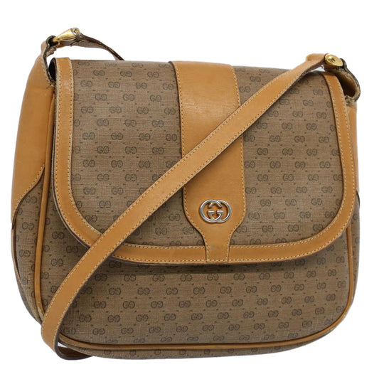 Luxury Gucci Micro GG Canvas Shoulder Bag PVC Leather Beige 001 115 4425  ar10321