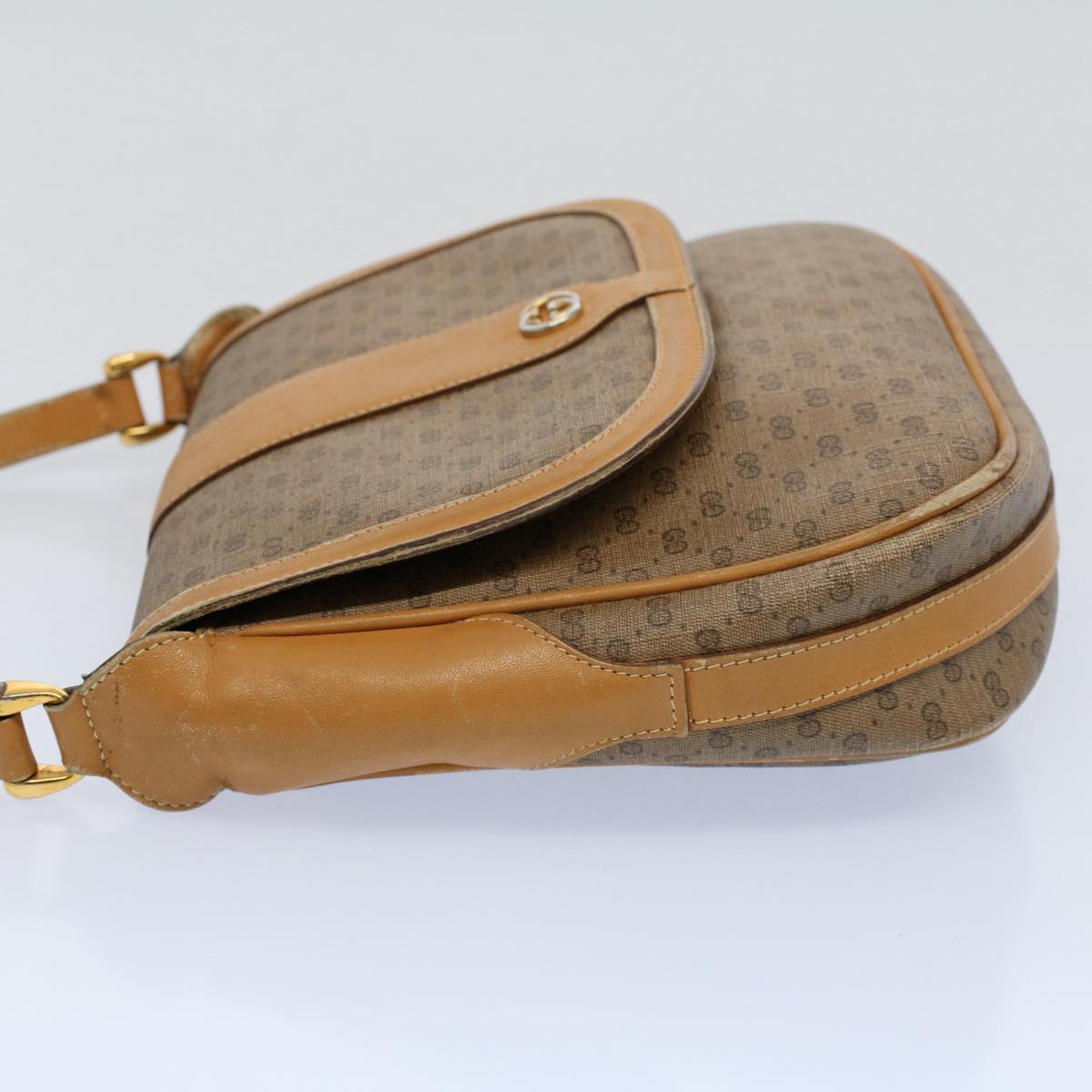 Luxury Gucci Micro GG Canvas Shoulder Bag PVC Leather Beige 001 115 4425  ar10321