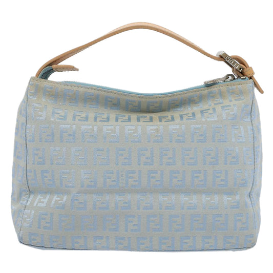 Luxury FendiZucchino Canvas Hand Bag Bluear10327