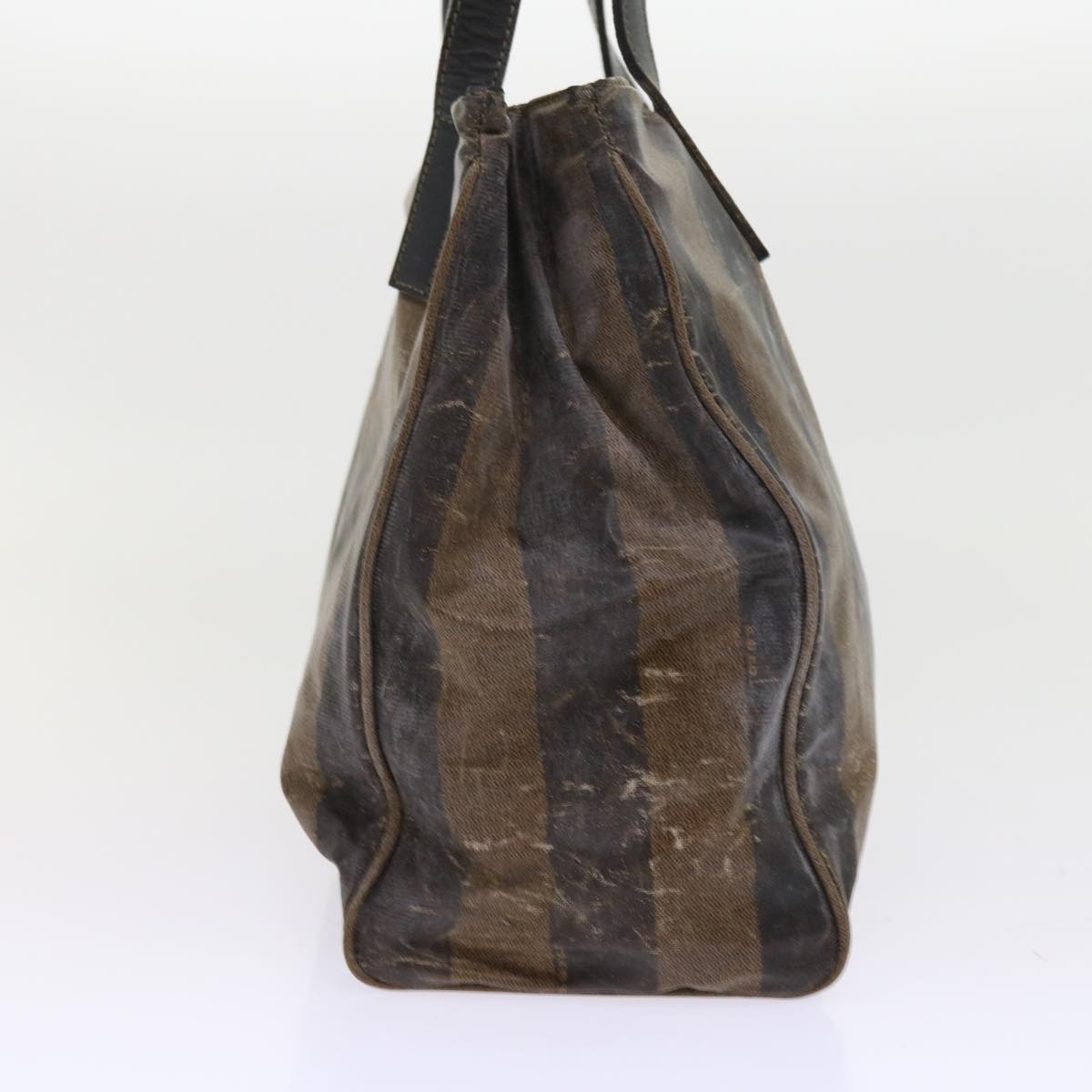 Luxury FendiPecan Canvas Shoulder Bag Coated Canvas Brownar10390B