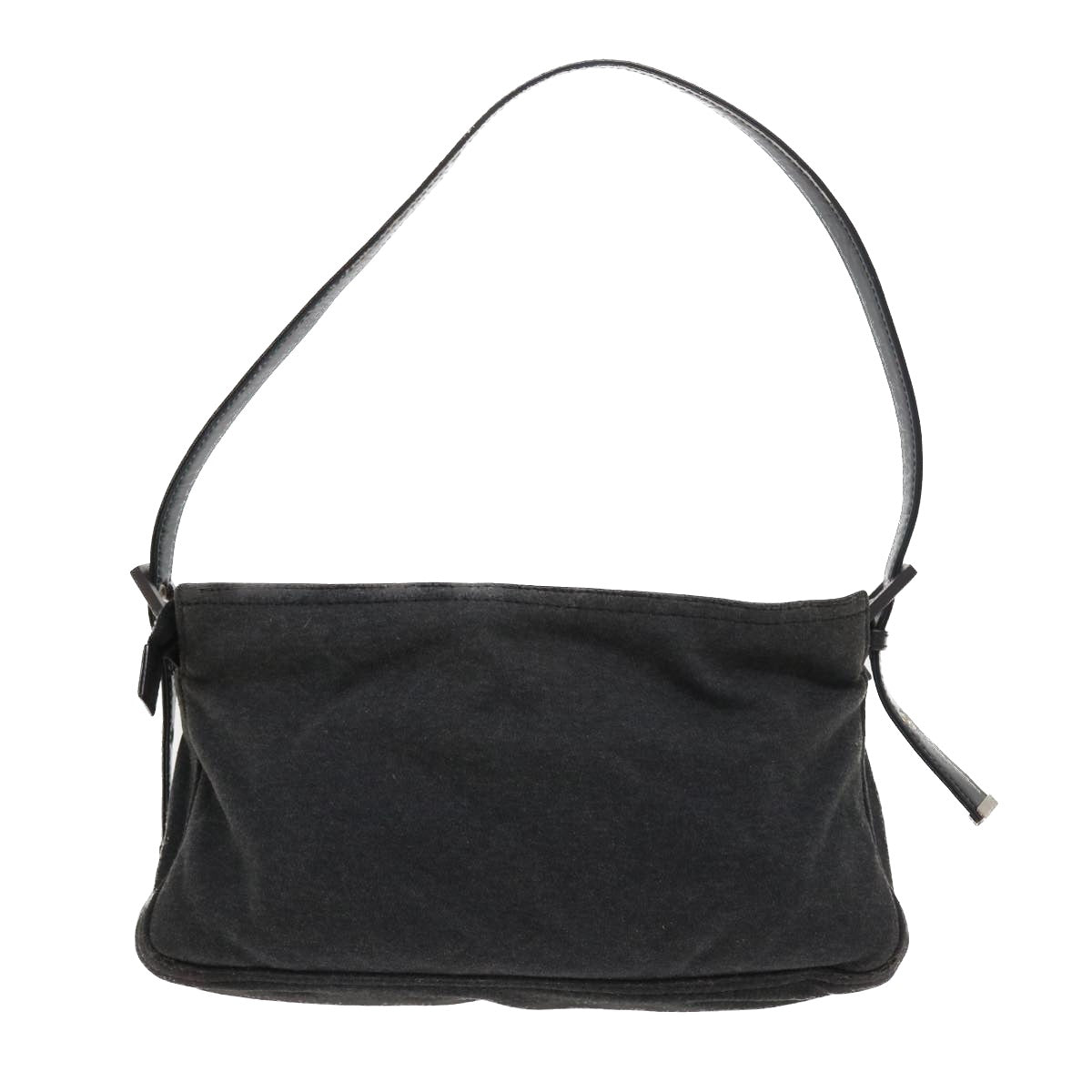 Luxury FendiMamma Baguette Shoulder Bag Canvas Grayar10408