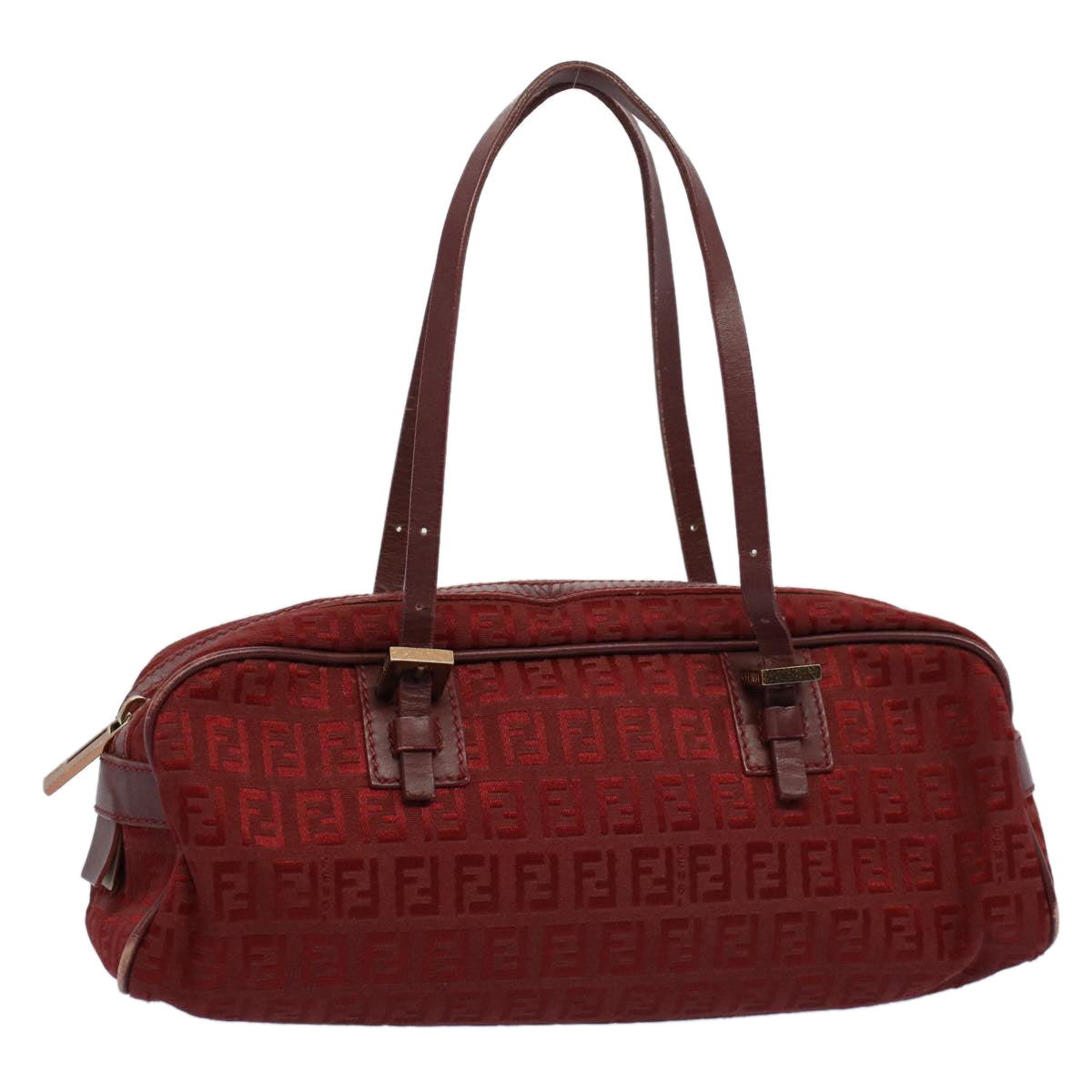 Luxury FendiZucchino Canvas Hand Bag Redar10594B