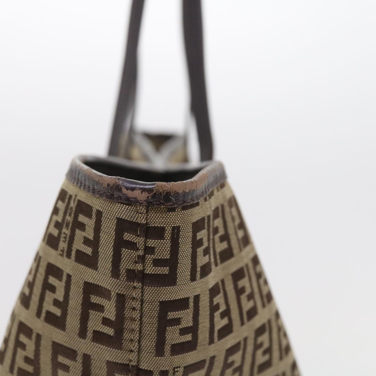 Luxury FendiZucchino Canvas Tote Bag Beigear10650