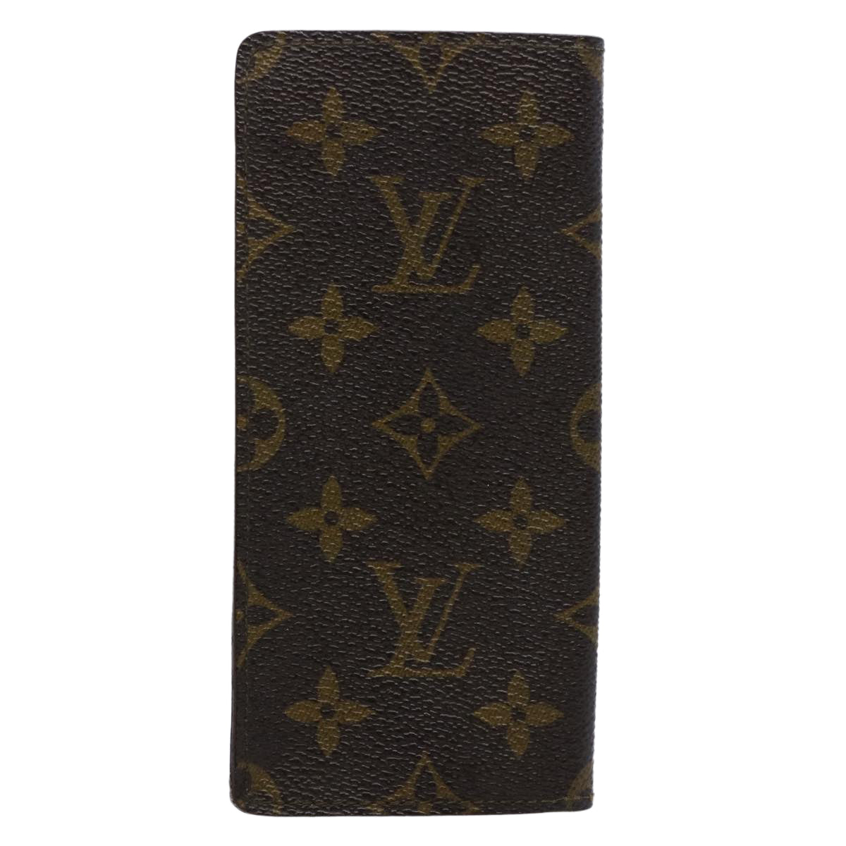 LOUIS VUITTON Monogram Etui Lunette Simple Case Vintage M62962 LV ar10940