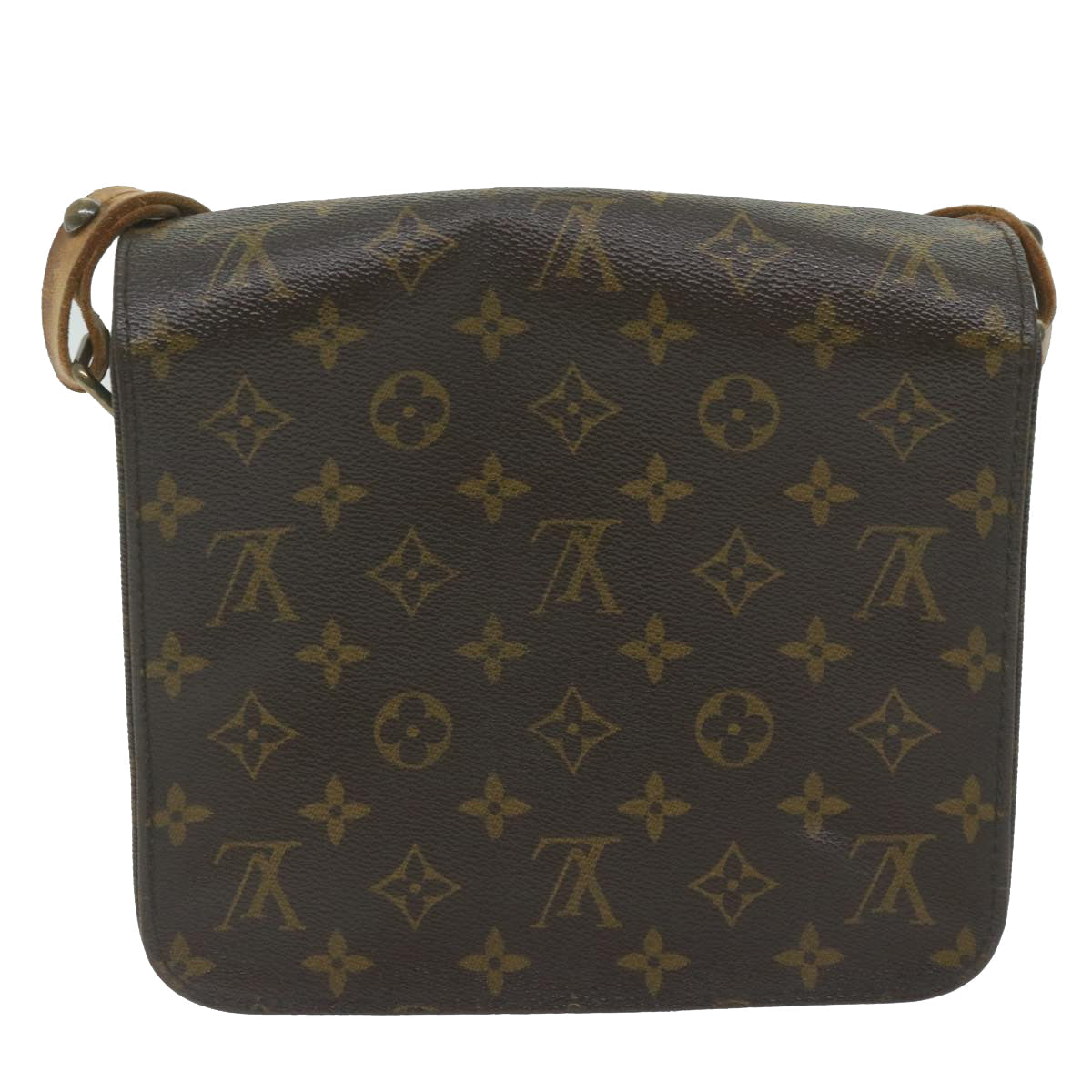 LOUIS VUITTON Monogram Cartouchiere MM Shoulder Bag M51253 LV ar11000