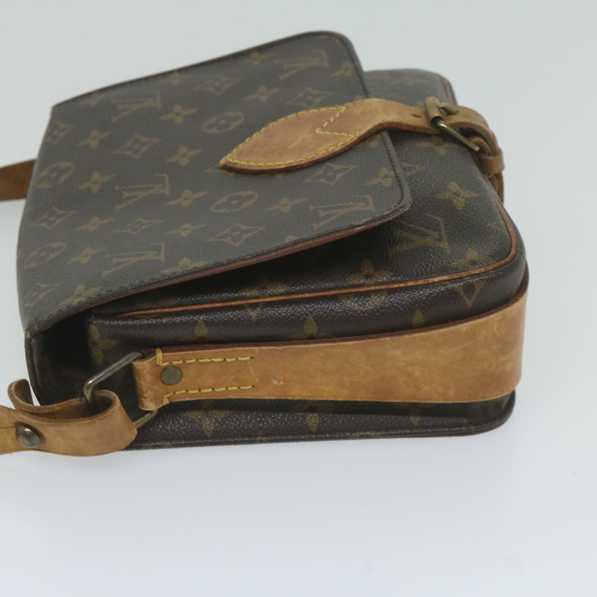 LOUIS VUITTON Monogram Cartouchiere MM Shoulder Bag M51253 LV ar11000