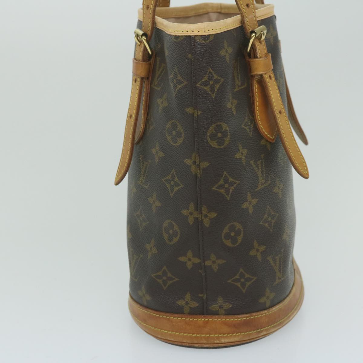 LOUIS VUITTON Monogram Bucket PM Shoulder Bag M42238 LV ar11014