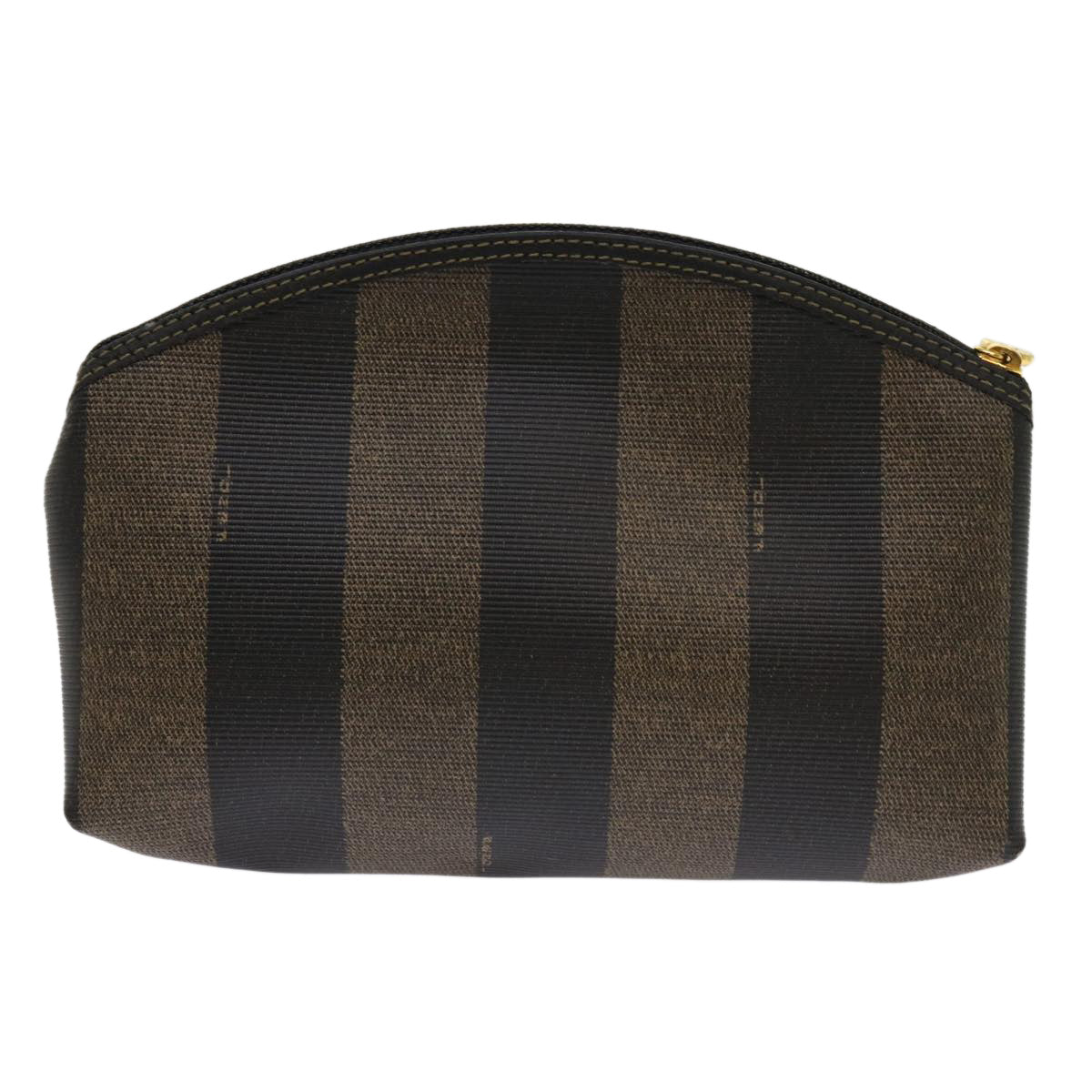 Luxury FendiPecan Canvas Pouch Coated Canvas Brownar11022