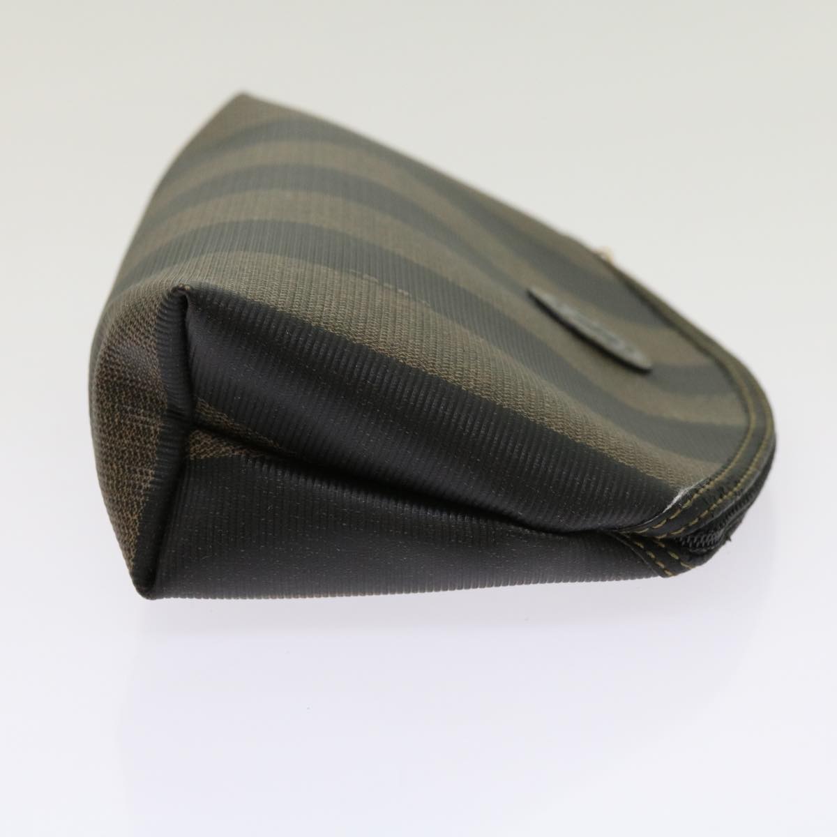 Luxury FendiPecan Canvas Pouch Coated Canvas Brownar11022