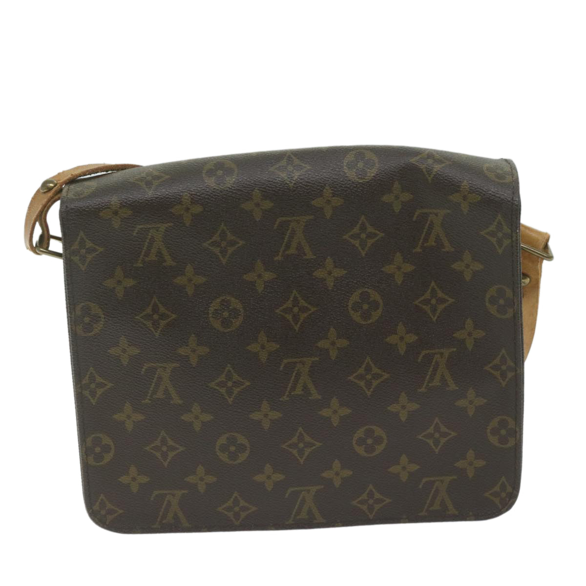 LOUIS VUITTON Monogram Cartouchiere GM Shoulder Bag M51252 LV ar11029