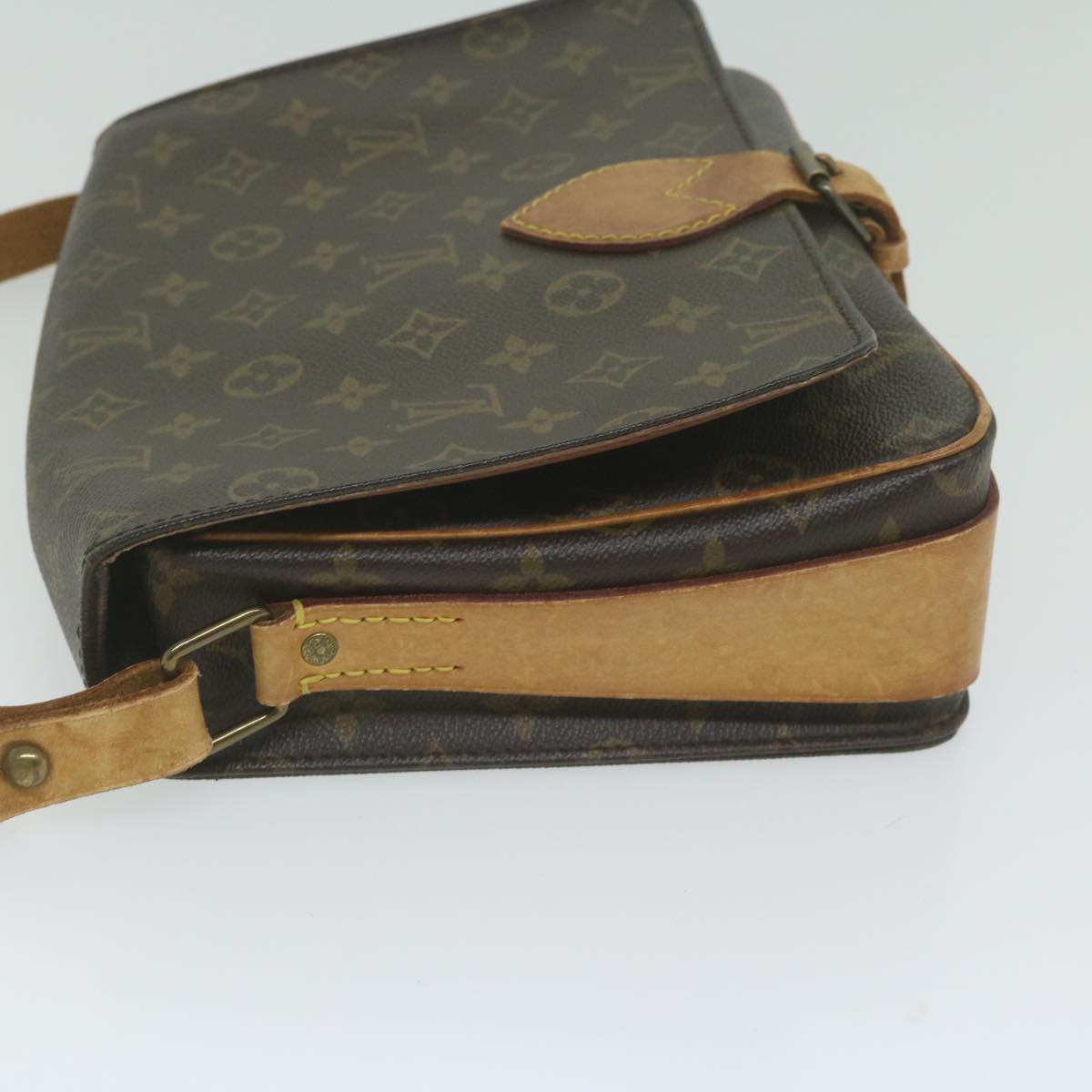 LOUIS VUITTON Monogram Cartouchiere GM Shoulder Bag M51252 LV ar11029