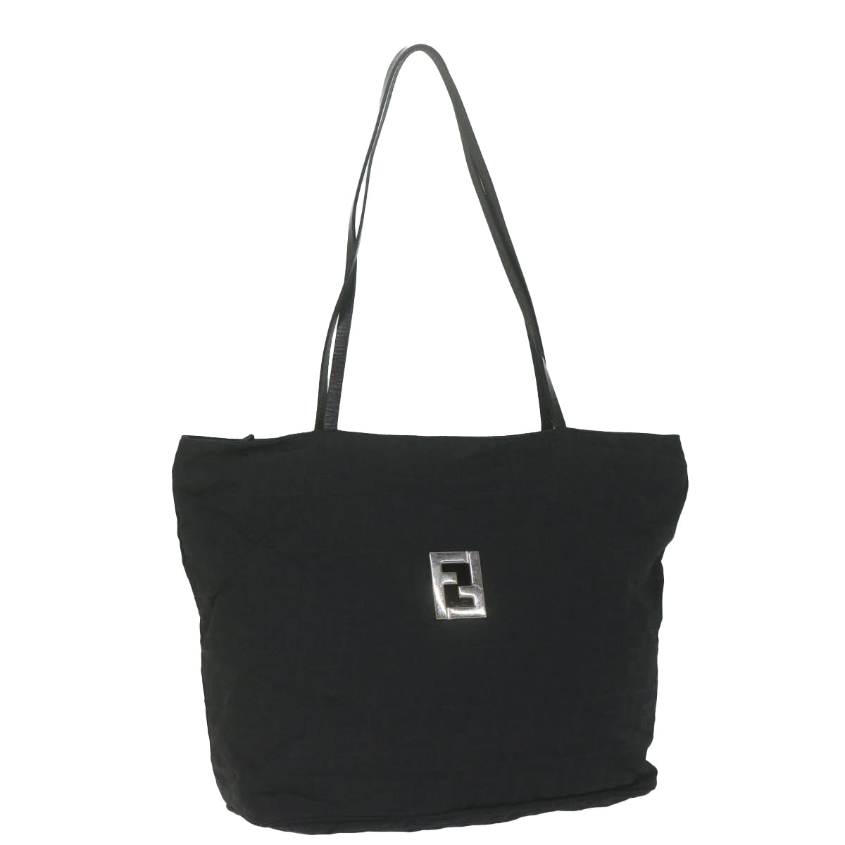 Luxury FendiZucca Canvas Tote Bag Blackar11225