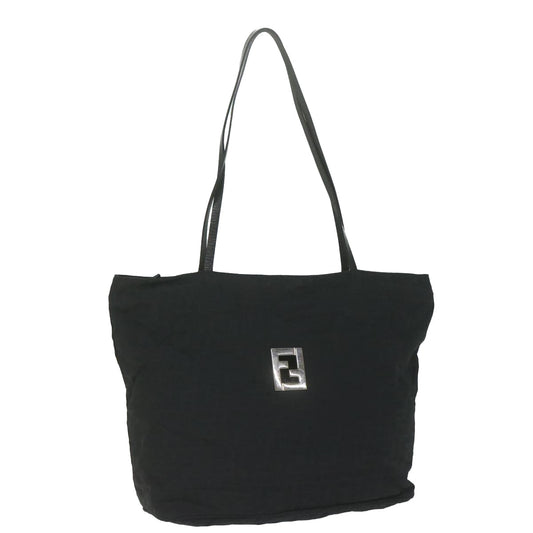 Luxury FendiZucca Canvas Tote Bag Blackar11225