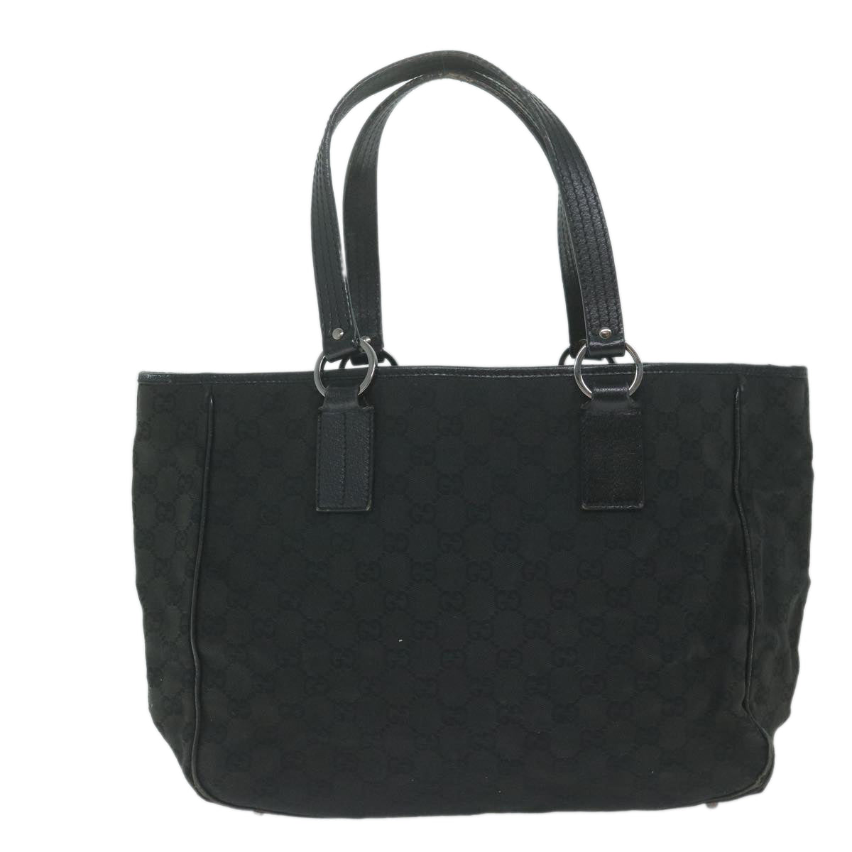 GUCCI GG Canvas Tote Bag Black  ar11306