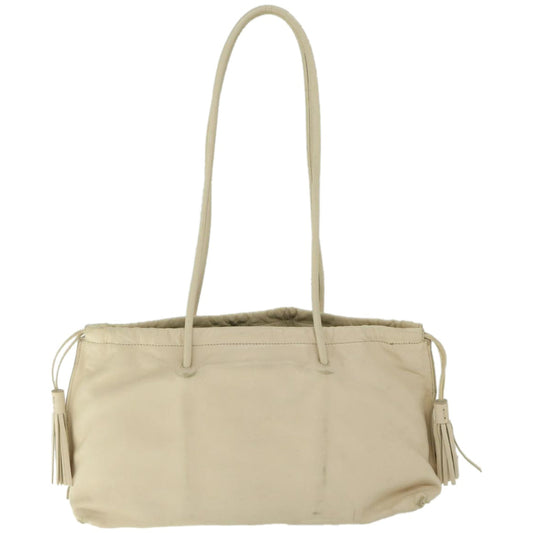 GUCCI Shoulder Bag Leather Beige 001 4403  ar11426