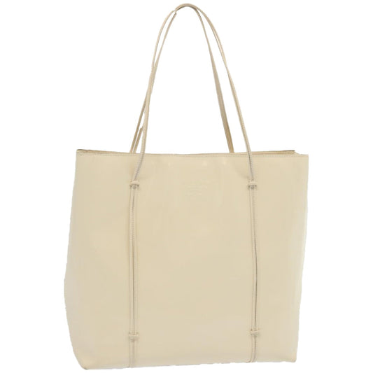 Luxury PradaHand Bag Patent leather Beige ar11454B