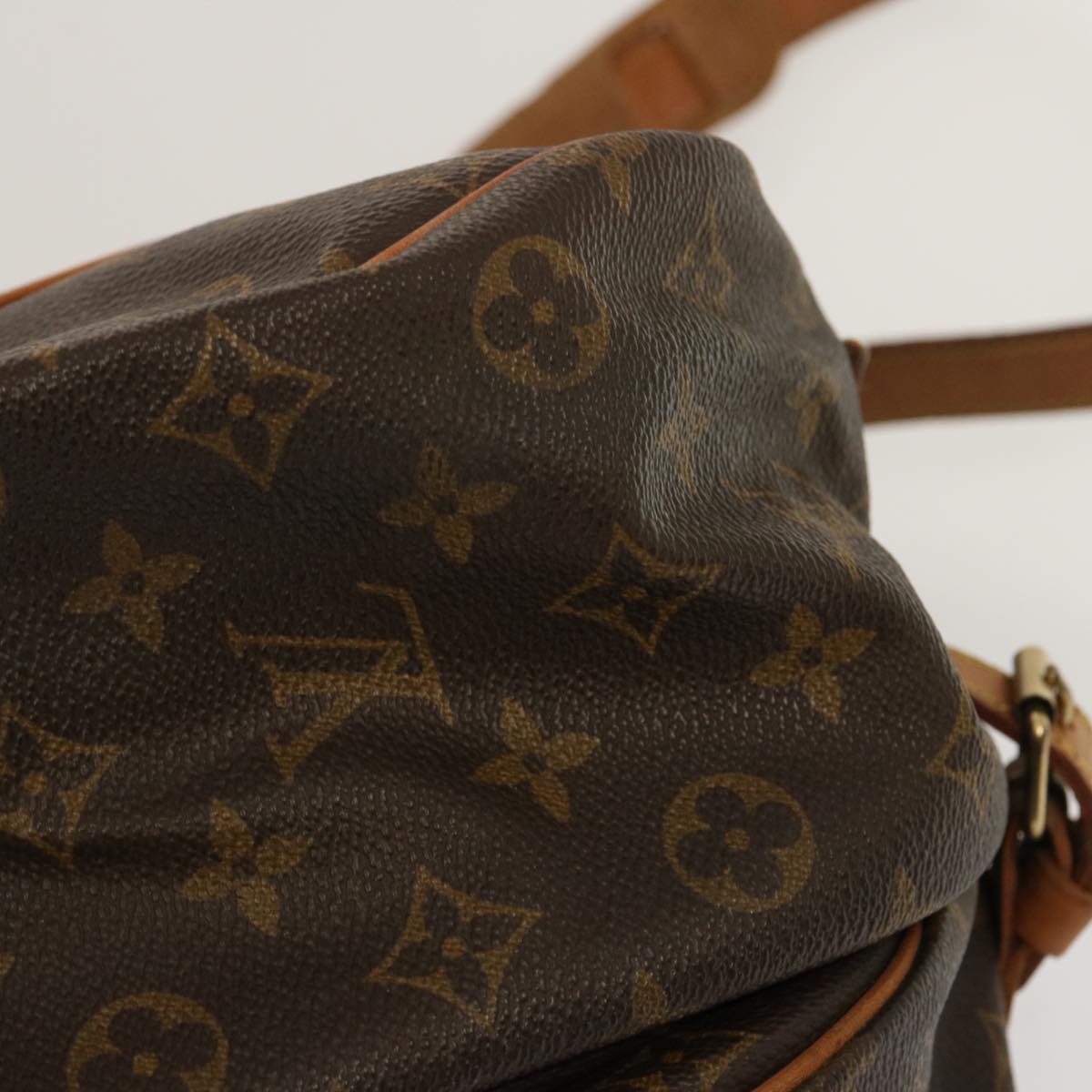 LOUIS VUITTON Monogram Saumur 35 Shoulder Bag M42254 LV ar11486