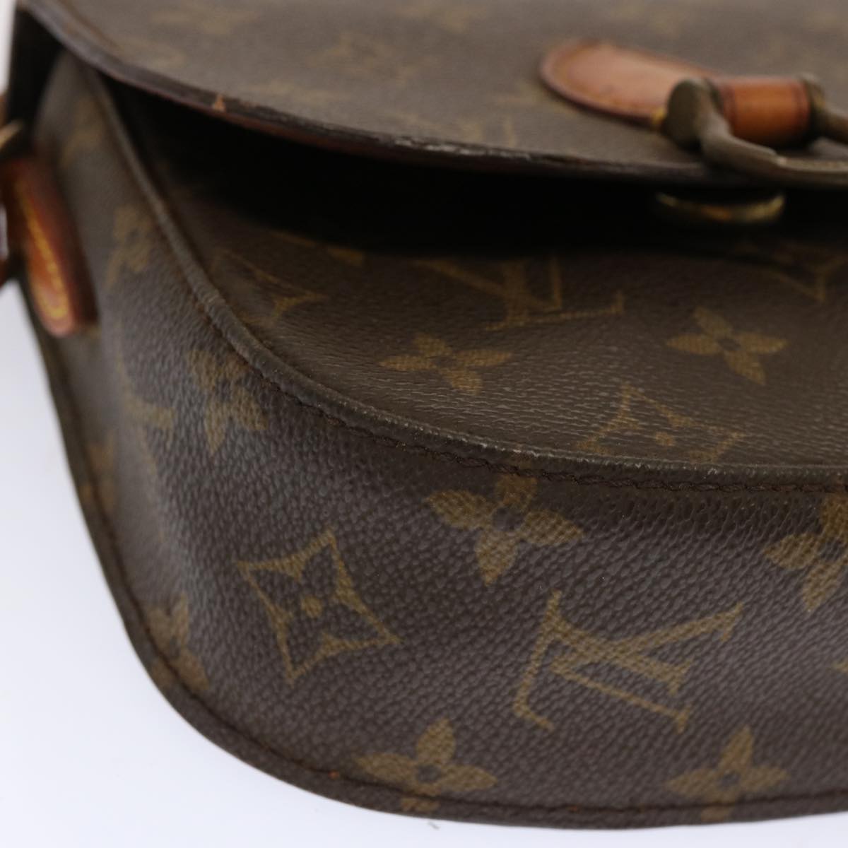 LOUIS VUITTON Monogram Saint Cloud PM Shoulder Bag M51244 LV ar11509