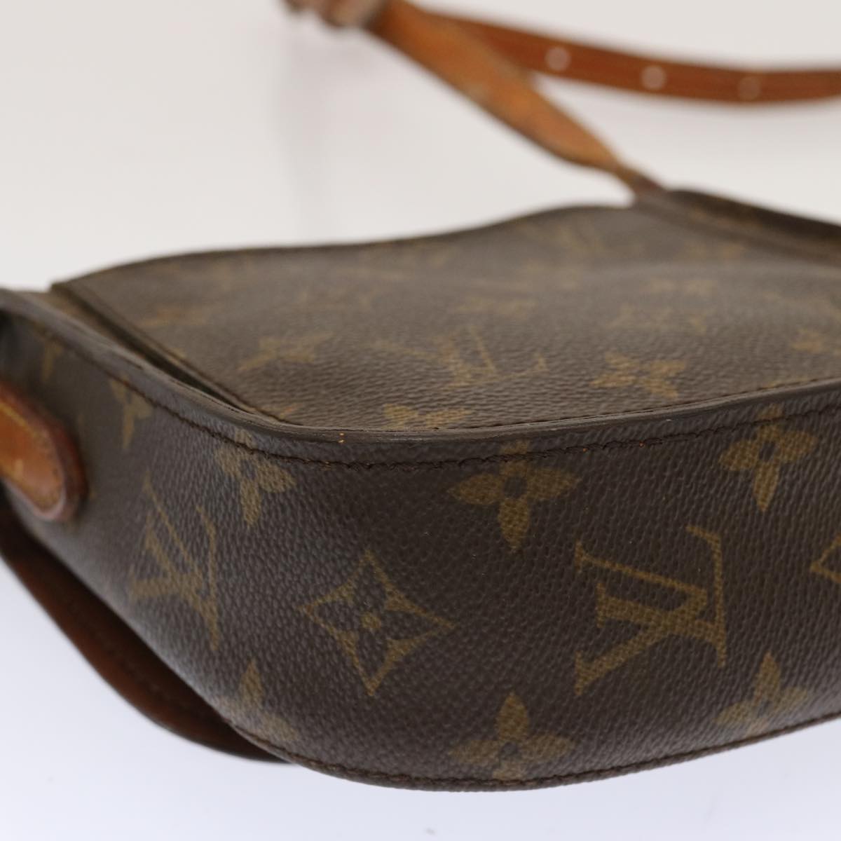 LOUIS VUITTON Monogram Saint Cloud PM Shoulder Bag M51244 LV ar11509