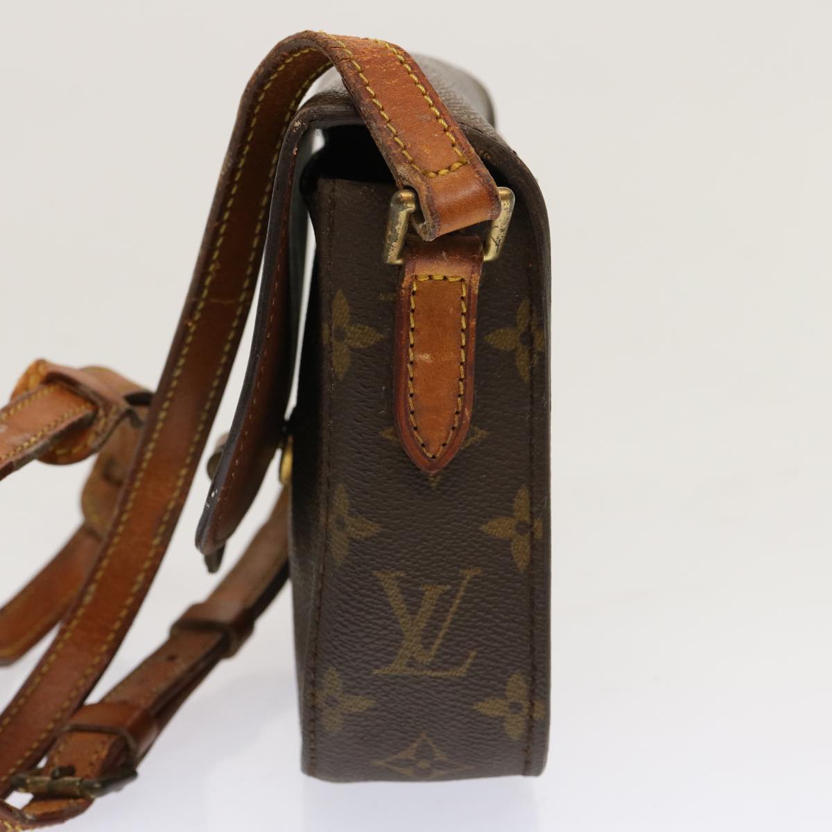 LOUIS VUITTON Monogram Saint Cloud PM Shoulder Bag M51244 LV ar11509
