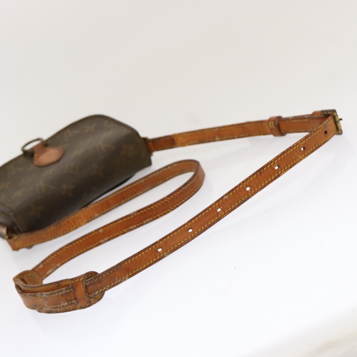 LOUIS VUITTON Monogram Saint Cloud PM Shoulder Bag M51244 LV ar11509