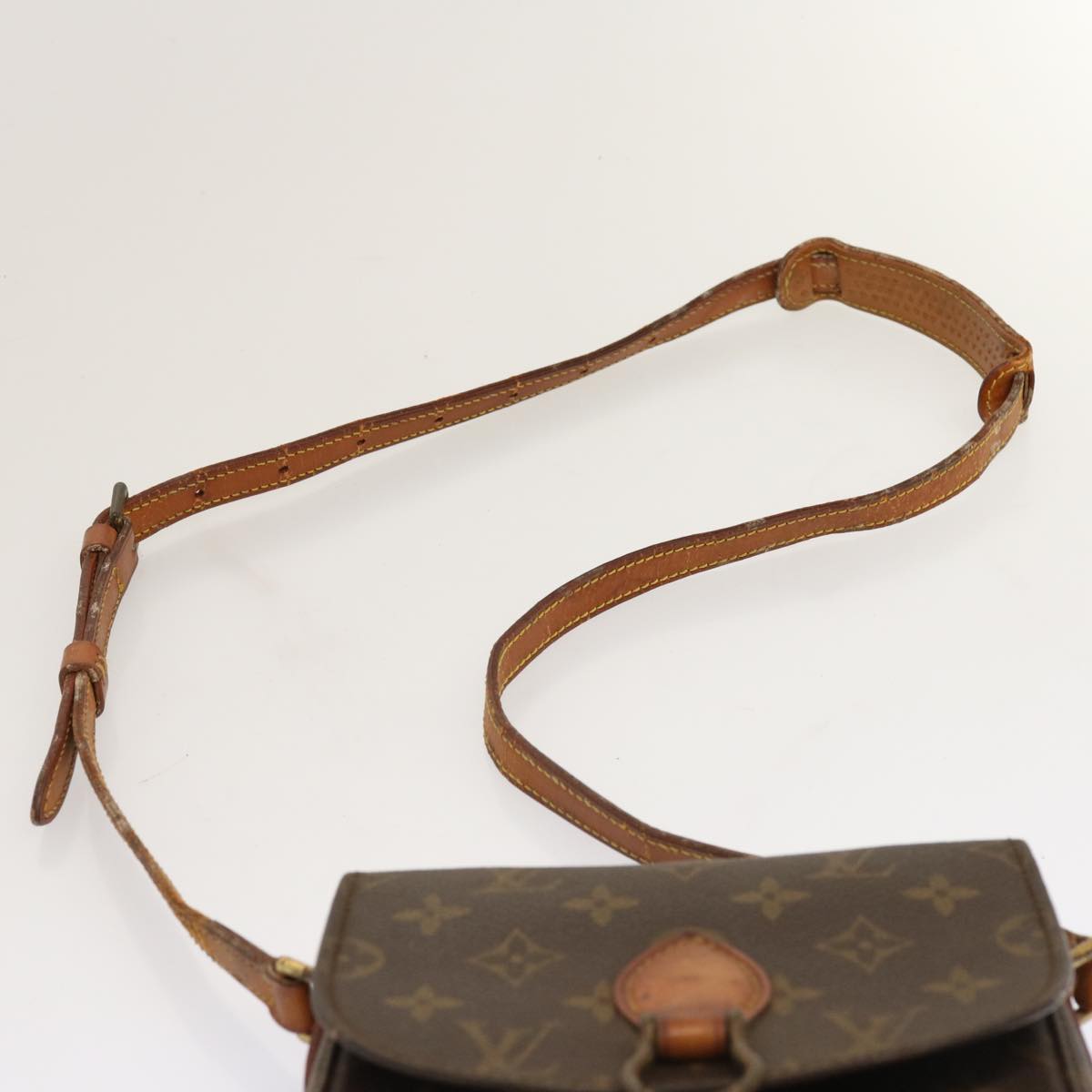 LOUIS VUITTON Monogram Saint Cloud PM Shoulder Bag M51244 LV ar11509