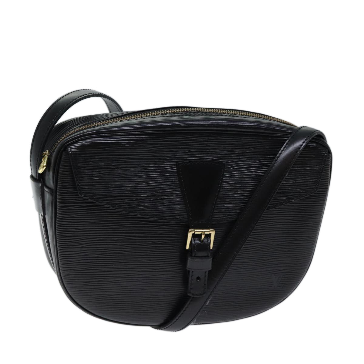 LOUIS VUITTON Epi Jeune Fille MM Shoulder Bag Black M52152 LV ar11588B