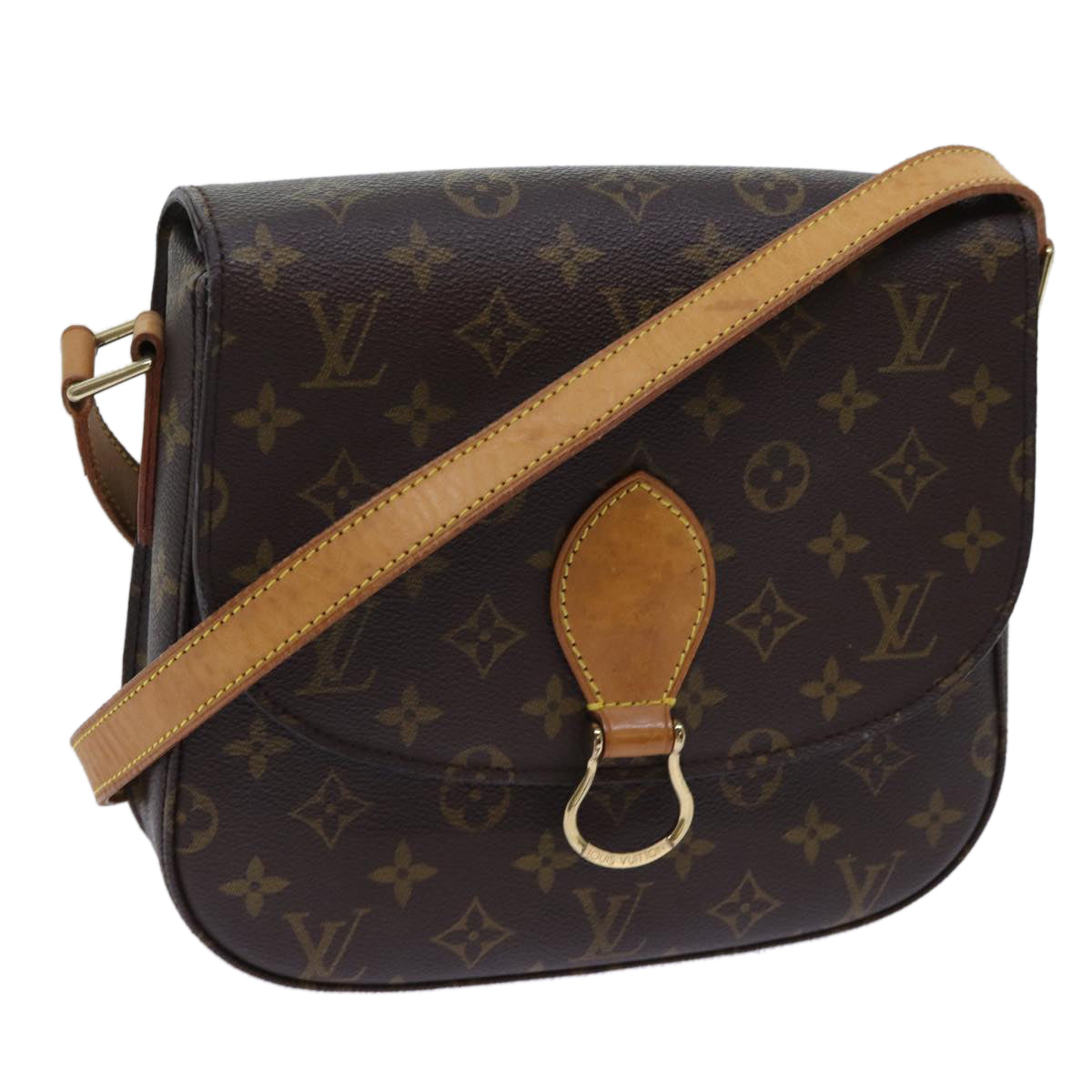 LOUIS VUITTON Monogram Saint Cloud GM Shoulder Bag M51242 LV ar11591B