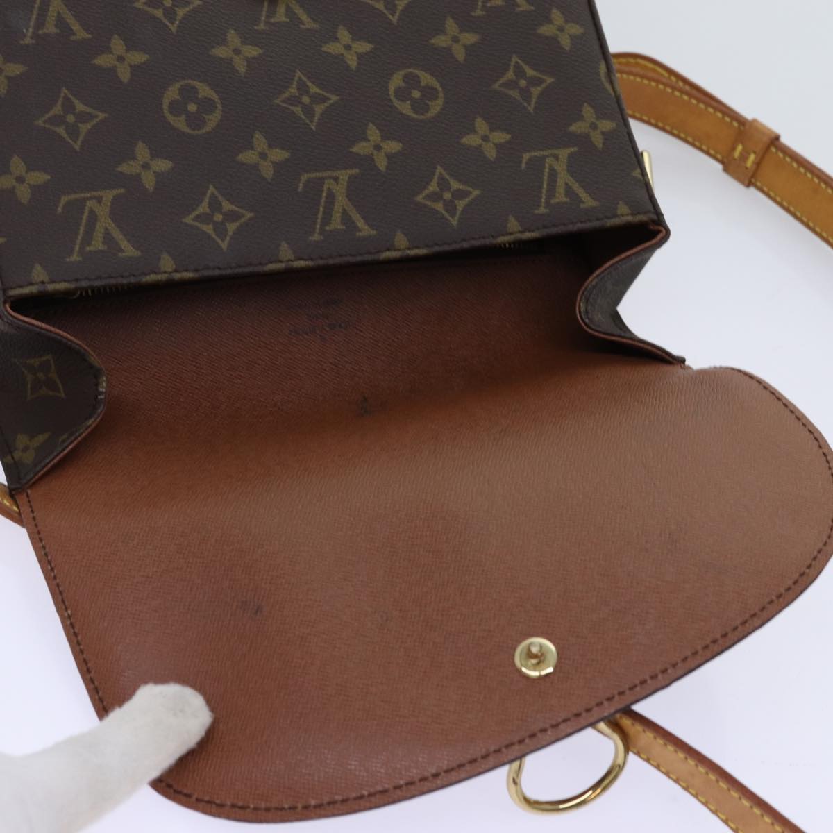 LOUIS VUITTON Monogram Saint Cloud GM Shoulder Bag M51242 LV ar11591B