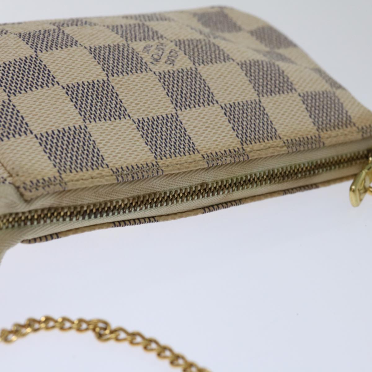 LOUIS VUITTON Damier Azur Mini Pochette Accessoires Pouch N58010 ar11611B