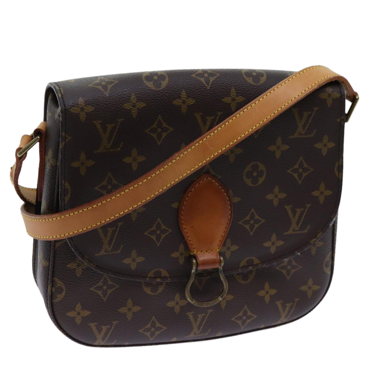 LOUIS VUITTON Monogram Saint Cloud GM Shoulder Bag M51242 LV ar11615B