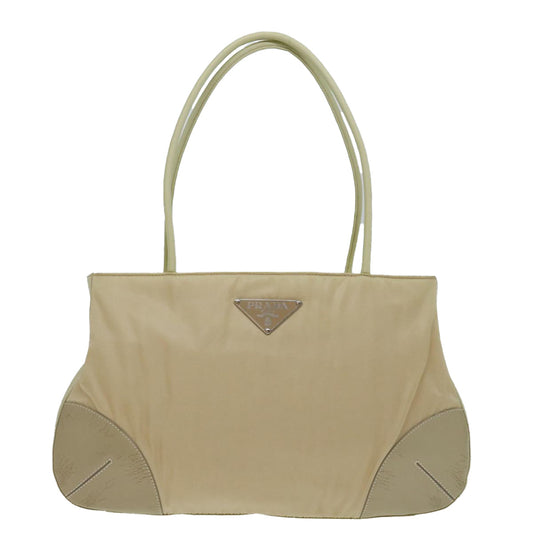 Luxury PradaHand Bag Nylon Beige ar11646B