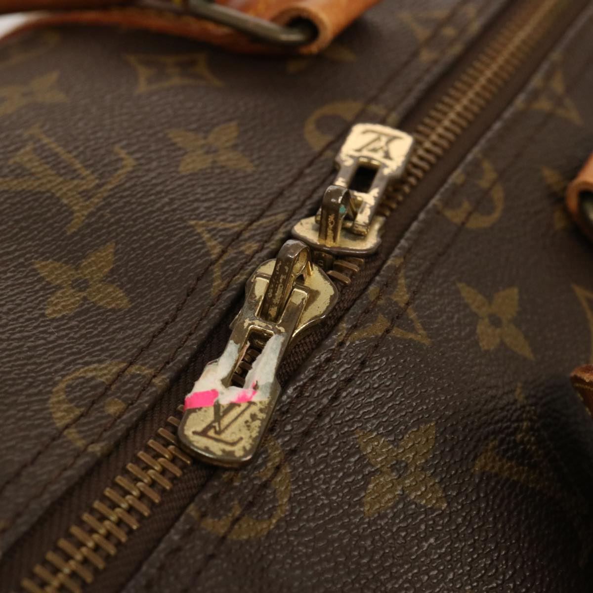 LOUIS VUITTON Monogram Keepall Bandouliere 55 Boston Bag M41414 LV ar11654B