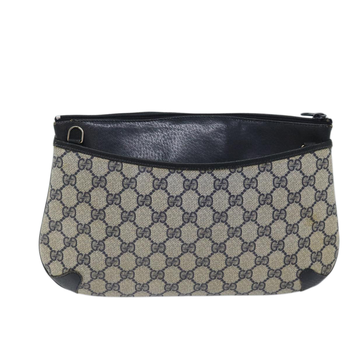 Luxury Gucci Trending 2025 GG Supreme Sherry Line Shoulder Bag PVC Navy Red 904 02 026  ar11683