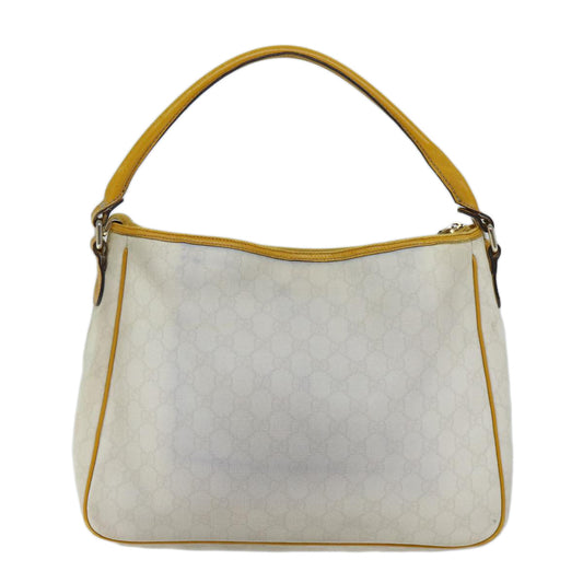 Luxury Gucci Trending 2025 GG Canvas Shoulder Bag PVC White Yellow  ar11691
