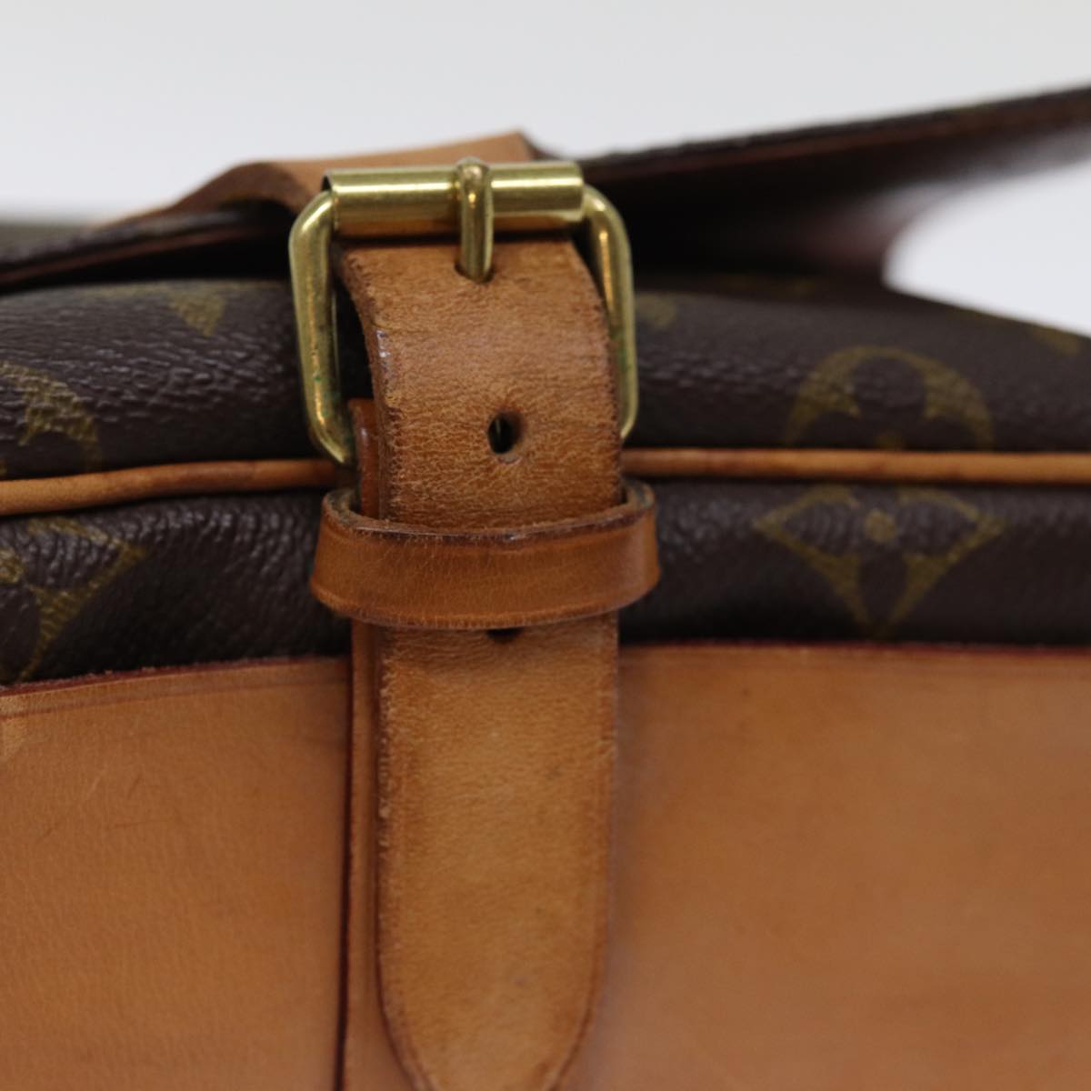 LOUIS VUITTON Monogram Cartouchiere MM Shoulder Bag M51253 LV ar11779B
