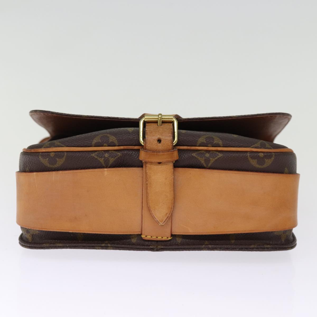 LOUIS VUITTON Monogram Cartouchiere MM Shoulder Bag M51253 LV ar11779B