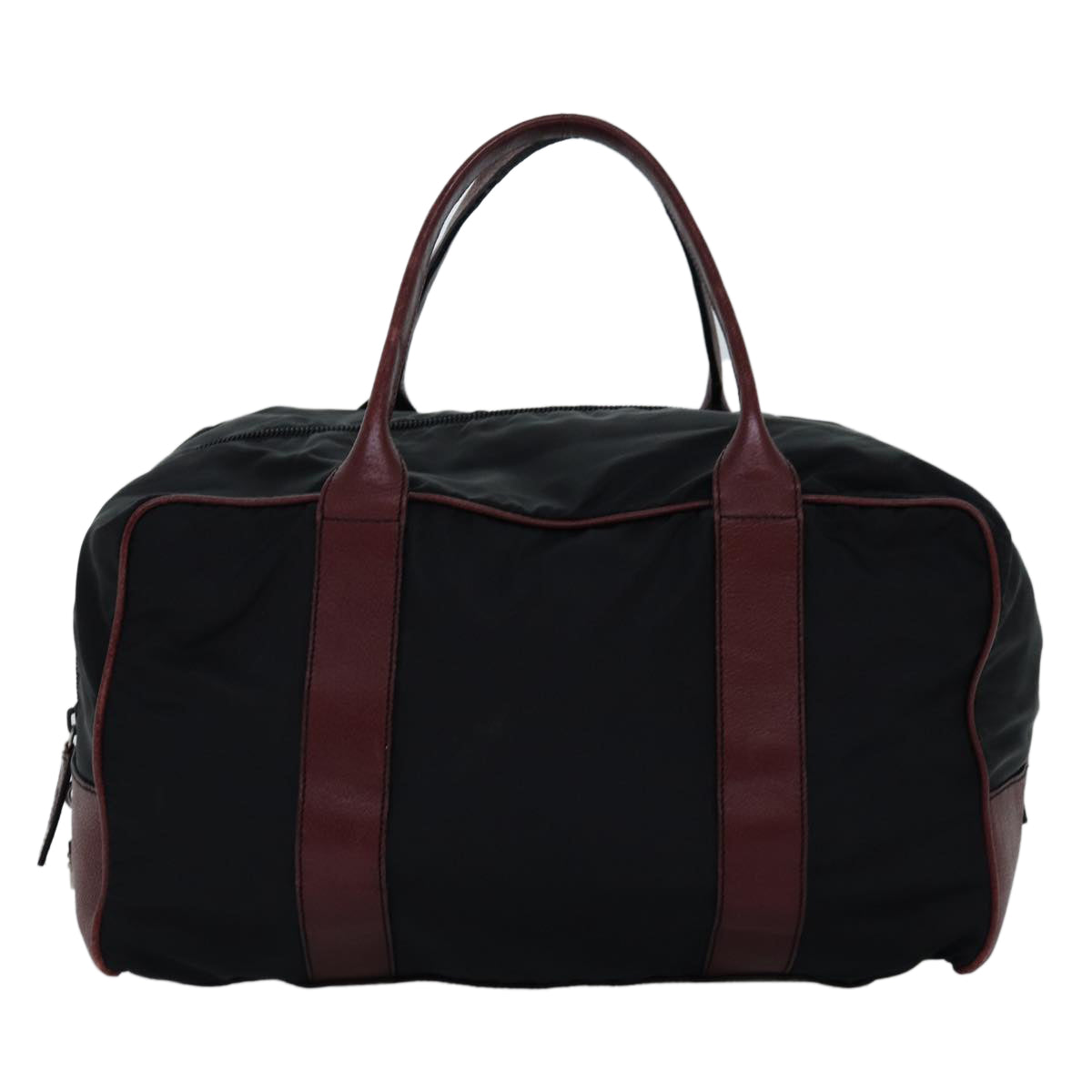 Luxury PradaBoston Bag Nylon Black ar11821