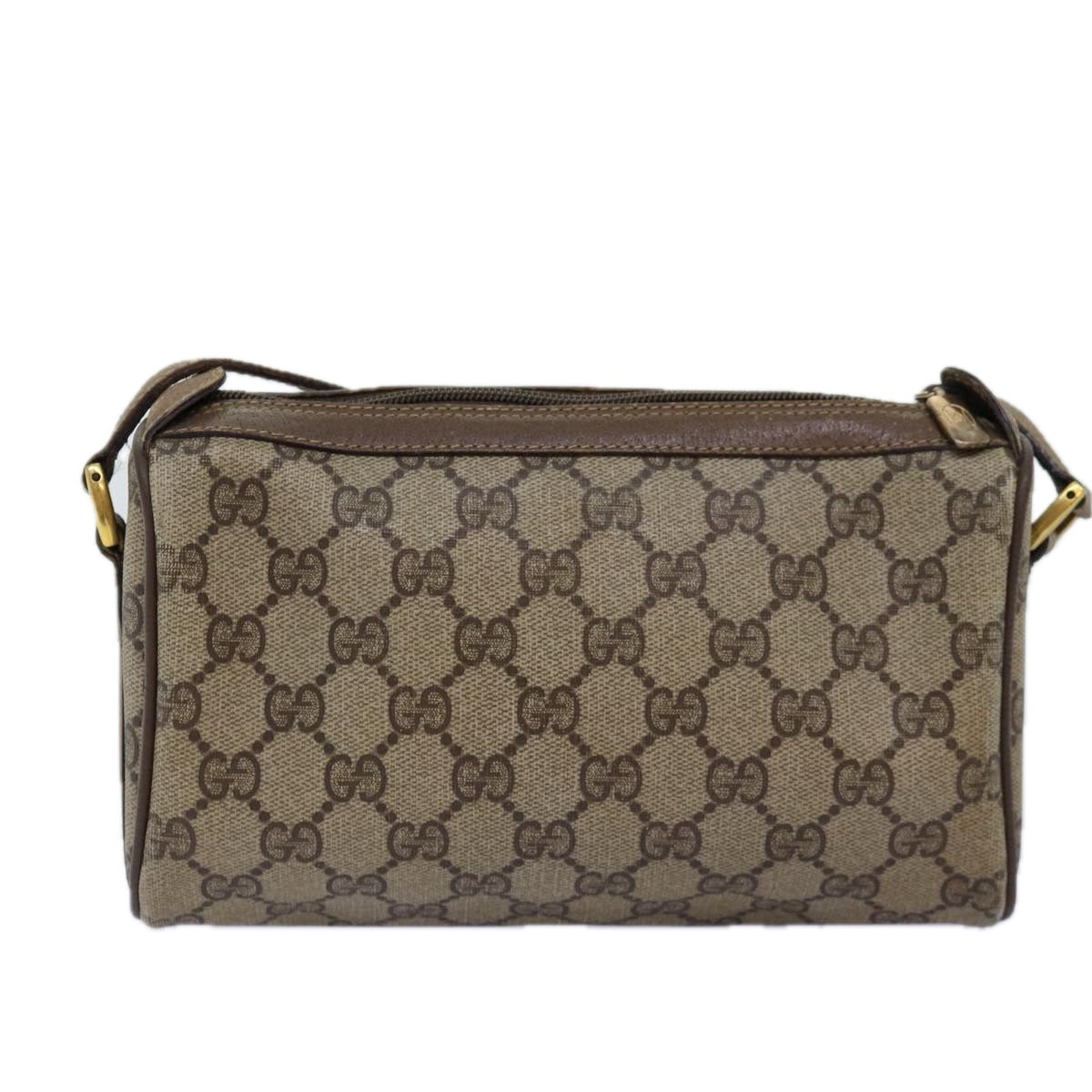Luxury Gucci Trending 2025 GG Supreme Web Sherry Line Shoulder Bag Beige Red 89 02 018  ar11875