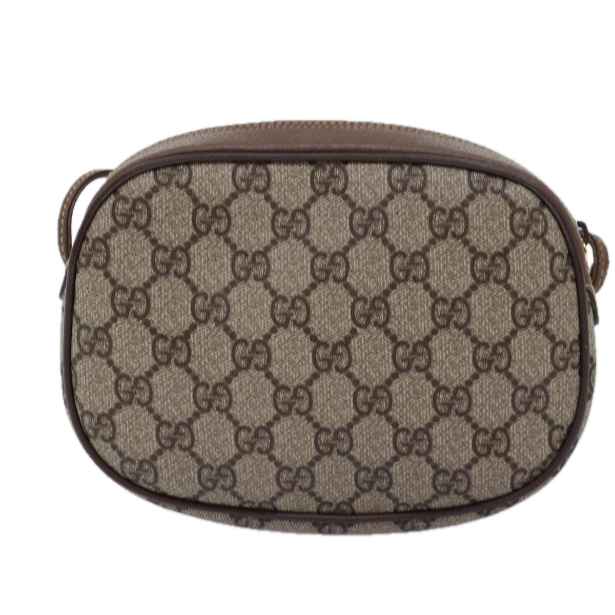 Luxury Gucci Trending 2025 GG Supreme Web Sherry Line Shoulder Bag PVC Beige Red 007 58  ar11876