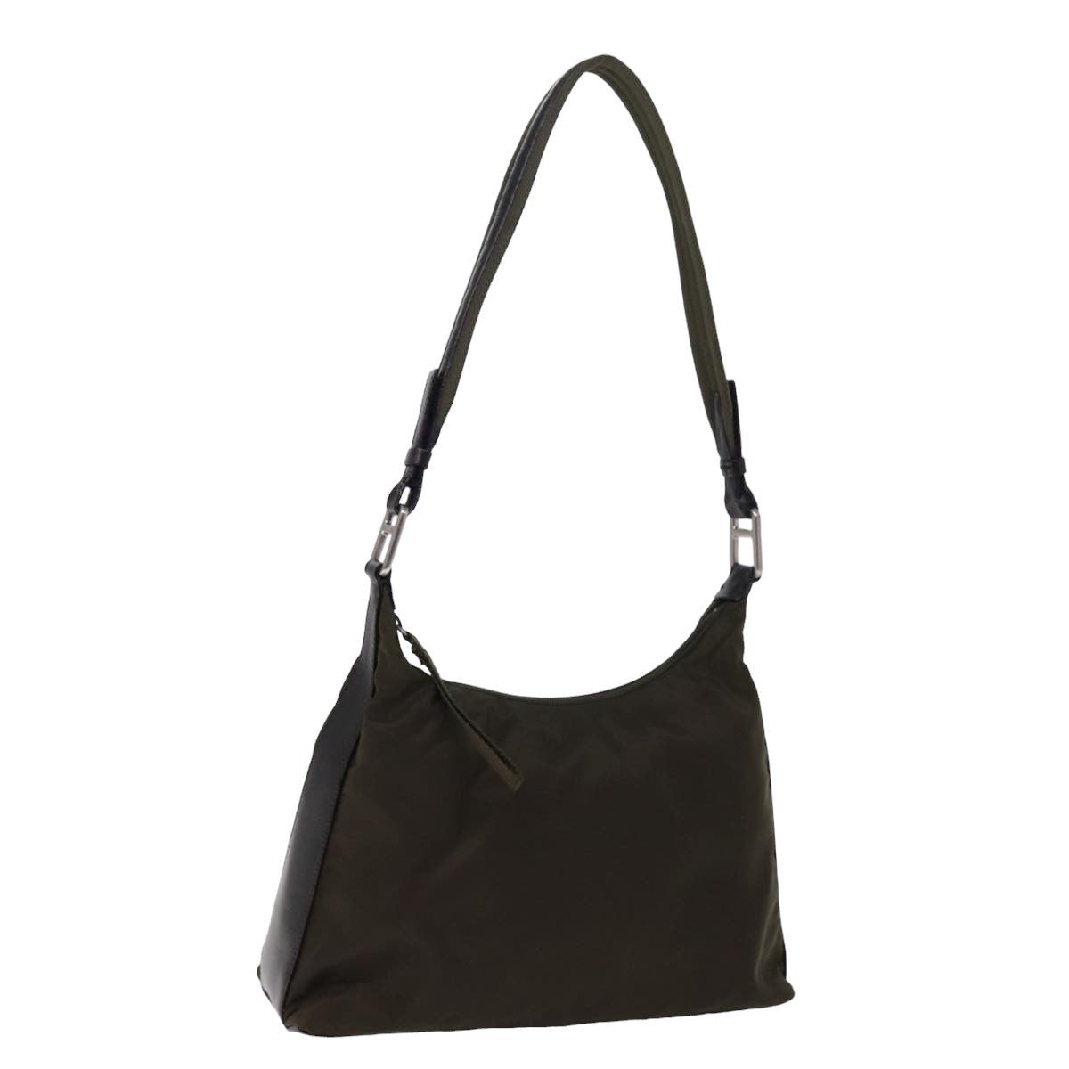 Luxury PradaShoulder Bag Nylon Khaki ar11956B