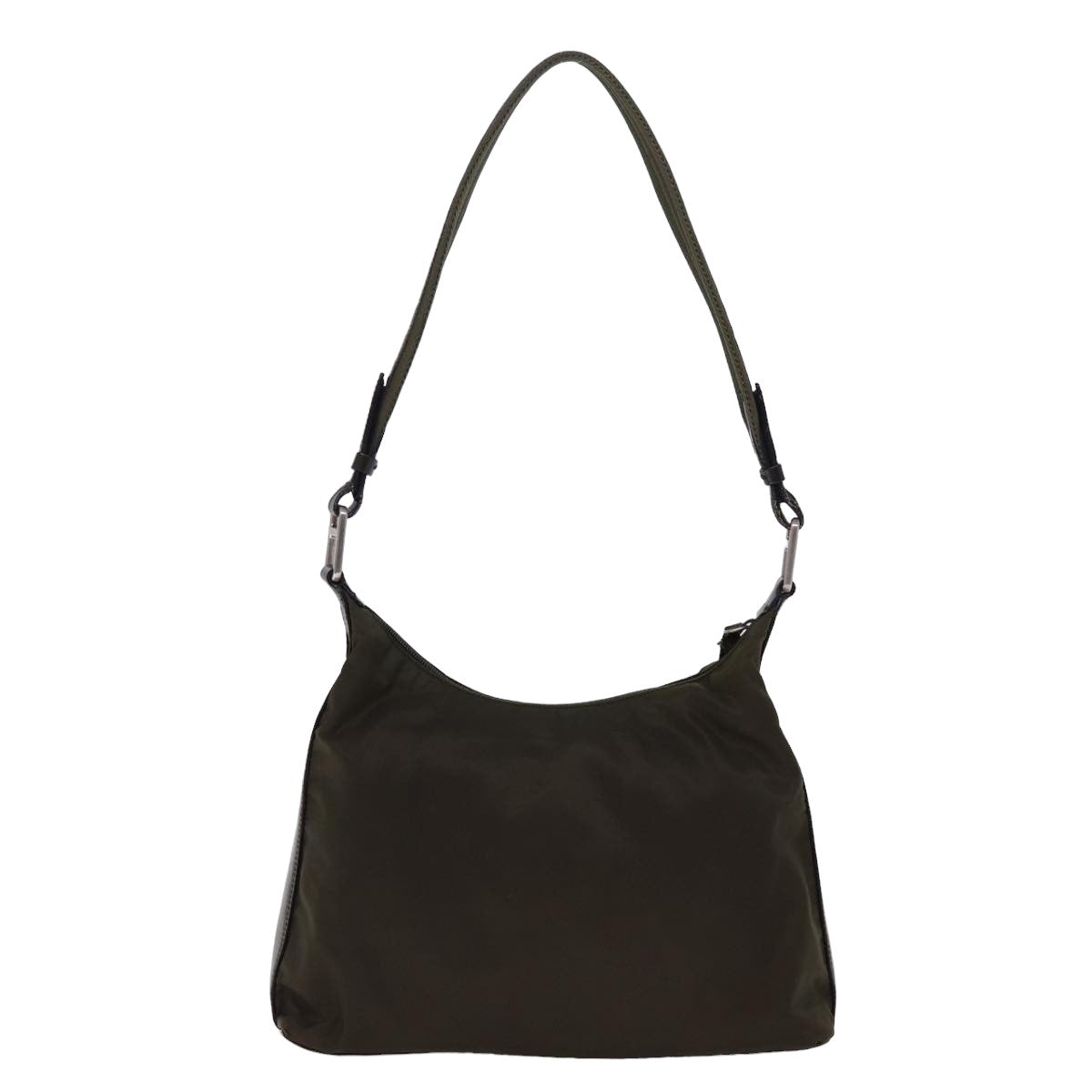 Luxury PradaShoulder Bag Nylon Khaki ar11956B