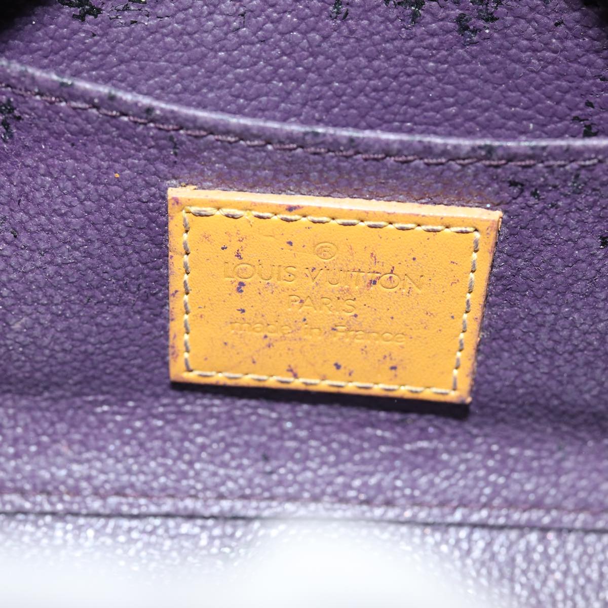 LOUIS VUITTON Epi Dauphine PM Pouch Yellow M48449 LV ar12013