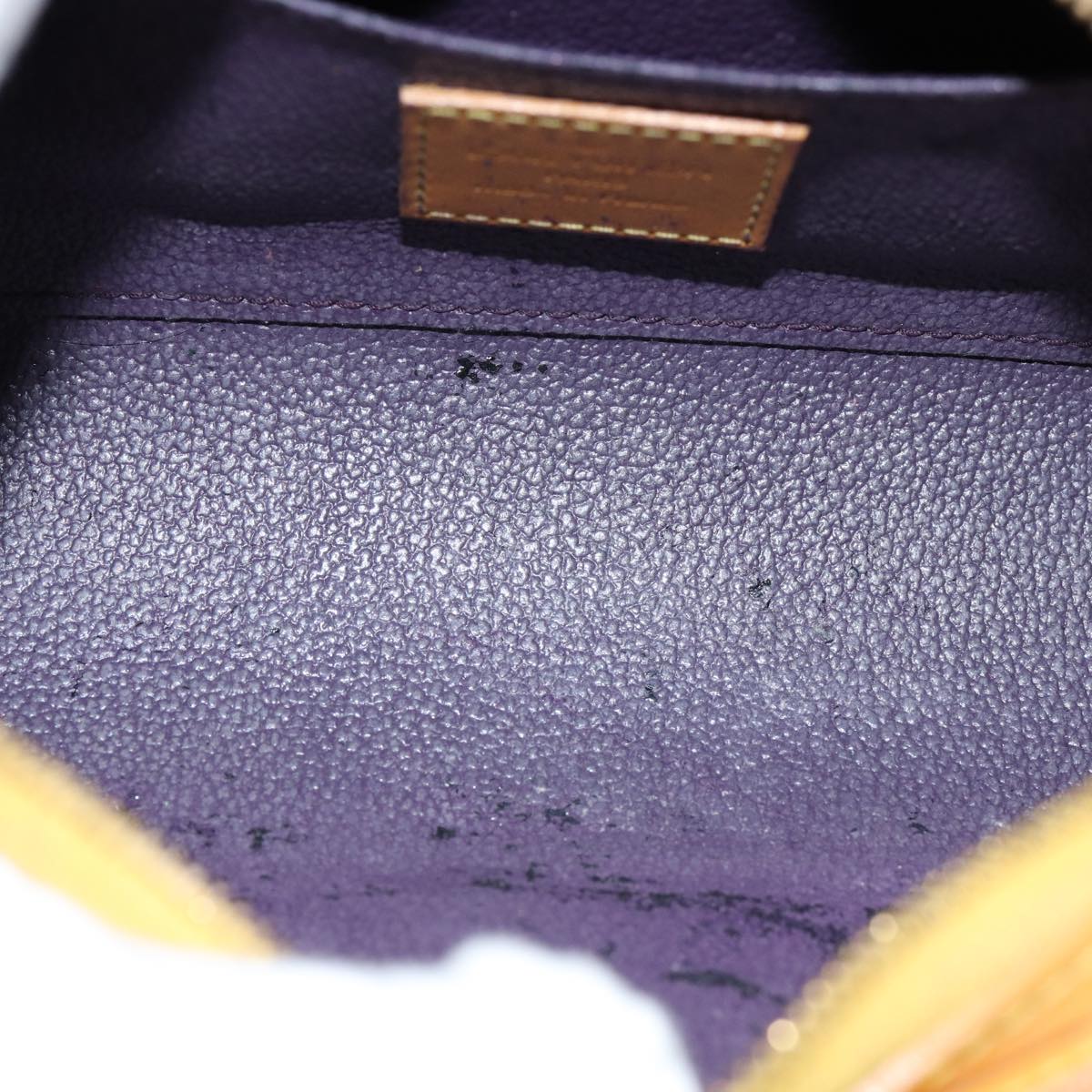 LOUIS VUITTON Epi Dauphine PM Pouch Yellow M48449 LV ar12013